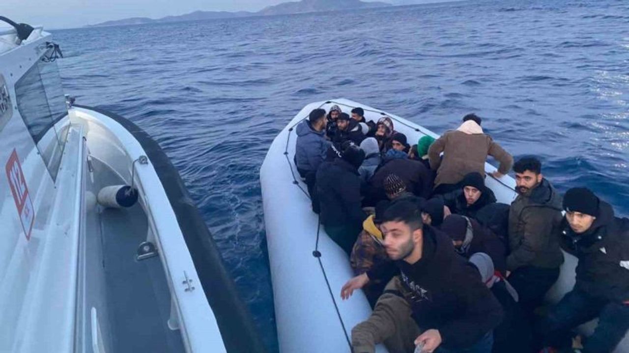 32 düzensiz göçmen yakalandı