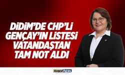 Didim’de CHP’li Gençay’ın meclis listesi vatandaştan tam not aldı