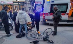 Otomobil bisiklete çarptı: 1 yaralı