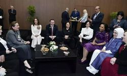 Emine Erdoğan, Antalya Diplomasi Forumu’na katılan liderler ve lider eşleriyle bir araya geldi