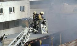İstanbul'da tekstil fabrikasında yangın