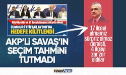 AKP’li Savaş 17 ilçeyi almamız sürpriz olmaz demişti, 4 ilçeyi zar zor aldılar