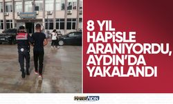 8 yıl hapisle aranıyordu, Aydın'da yakalandı