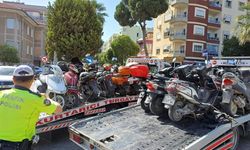 Aydın'da motosikletler toplandı