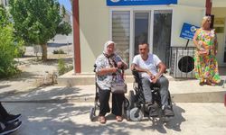 Aydın Didim'de hayırsever vatandaştan akülü tekerlekli sandalye bağışı