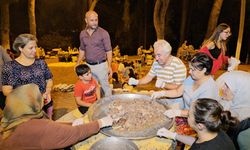 Aydın'da binlerce kişiyi bir araya getiren keşkek hayrı