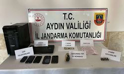 Aydın Nazilli’de el bombası ele geçirildi