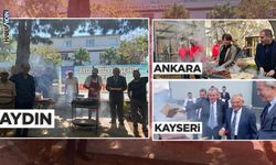 Ankara ve Kayseri’de mangal AKP’liler için, Aydın’da ise yaşlılar için yandı