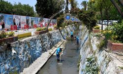 Kuşadası Belediyesi kent merkezinden geçen derenin ıslahına talip oldu