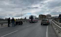 Aydın Kuşadası’nda motosiklet devrildi