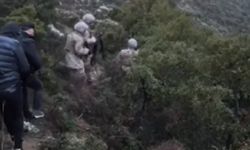 Ormanda kıskıvrak yakalandı