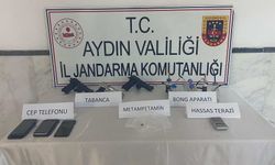 Aydın’daki eve baskında 3 kişi yakalandı