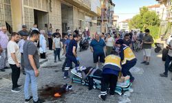 65 yaşındaki kadın motosikletten düştü, durumu ağır