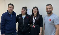 Avrupa Şampiyonu Fatmagül Çevik, Prof. Dr. Metin Lütfi Baydar’ı Ziyaret Etti