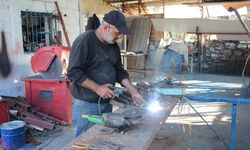 Aydın’da yıllardır bozulan tarım aletlerini tamir ediyor