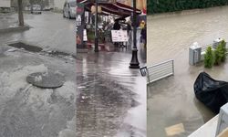 Kuşadası’nda altyapı çöktü, caddeler göle döndü