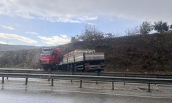 Yağışlı hava kazayı beraberinde getirdi