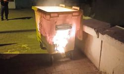 Aydın’da bu kez çöp konteynerini ateşe verdiler