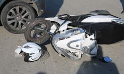 Aydın’da ticari araç ile motosiklet çarpıştı