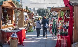 Aydın’da yılbaşı pazarı kuruldu