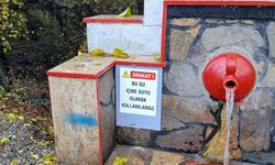 Beş çeşmeye "su içilemez" uyarısı