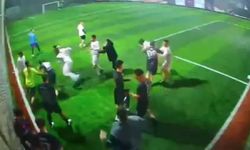 Halı sahada birbirlerine girdiler