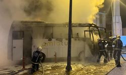 İşçiler saniyelerle yanmaktan kurtuldu