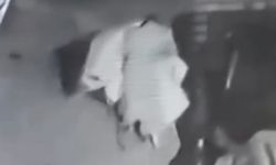 Saniyeler içinde halıyı götürdü