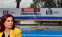 Çerçioğlu’ndan Kuşadalıları şaşırtan pankart