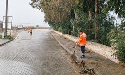 Efeler Belediyesi’nde yağmur mesaisi
