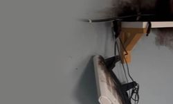 Eve yıldırım düştü