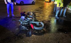 Feci kazada motosiklet sürücüsü ağır yaralı