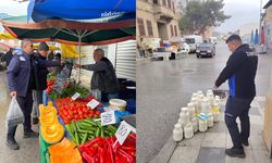 Germencik’te semt pazarında sıkı denetim