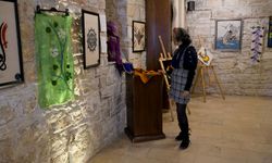 Kuşadası’nda hat sanatı keçe ile buluştu