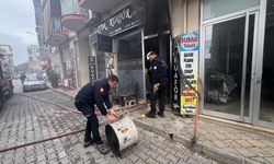 Kuaförde yangın çıktı