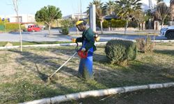 Aydın Büyükşehir Belediyesi’nin sorumluluğundaki parklara Kuşadası Belediye müdahale etti