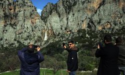 104 metrelik ‘Su Uçkun Şelalesi’ne yoğun ilgi