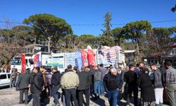 Aydın Büyükşehir'in üreticilere yem desteği devam ediyor