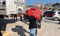 Aydın’da 30 ton bedava soğan dakikalar içinde tükendi