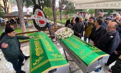 Aydın’da bıçaklanarak öldürülen karı kocaya gözyaşlarıyla veda