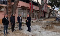 Buharkent’te bozulan yollar yenileniyor