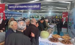 Çerçioğlu’nun tarıma ve üreticiye desteği büyük ilgi gördü, stantta adım atacak yer kalmadı