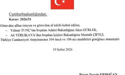 İçişleri Bakanı Ali Yerlikaya ve Adalet Bakanı Yılmaz Tunç görevden alındı