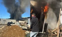 İşçilerin kaldığı konteynerde yangın