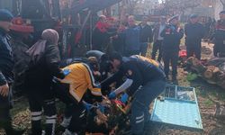 Kadının feryatlarına komşuları ve ekipler yetişti