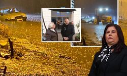 Söke de sular altında