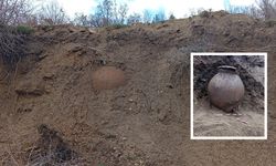 Toprak kaydı, altından tarihi küp çıktı