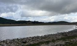 Yayla gölü su tutmaya başladı