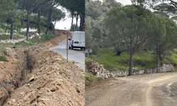 Aydın Büyükşehir çalışıyor, Koçarlı’da 5 bin metrelik hat tamamlanıyor