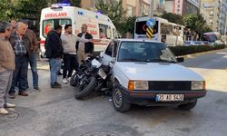 Aydın’da trafik kazasında motosikletli yaralandı